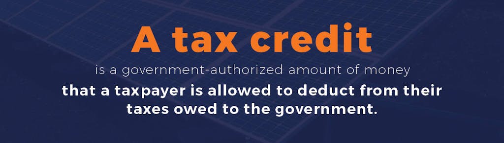 Definition of a tax credit.