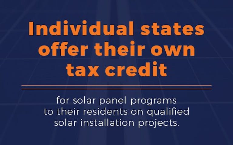 Individual states offer their own tax credit.