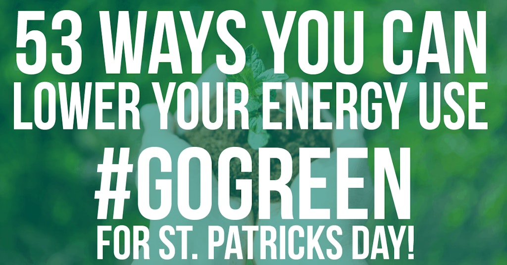 53 ways to go green