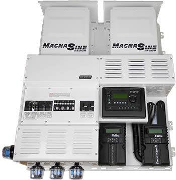 MS4448PAE Dual Magnum w/ 2 Classic 150s Power Center | Unbound Solar