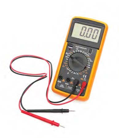 Keep a multimeter handy to ensure no voltage is present before you work on your system.