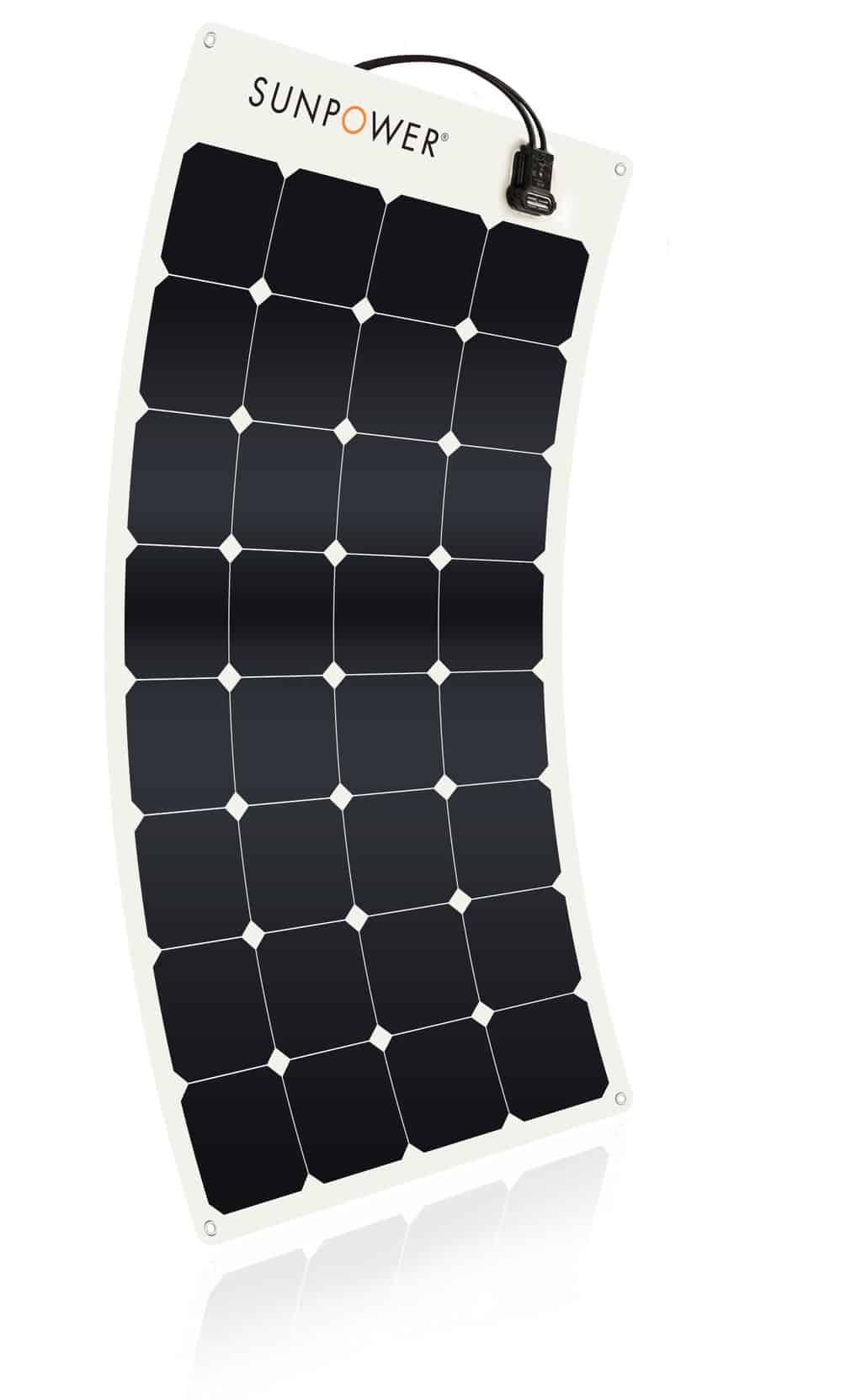 SunPower SPR-E-Flex-100 Flexible 100 Watt 12 Volt Solar Panel - Unbound ...